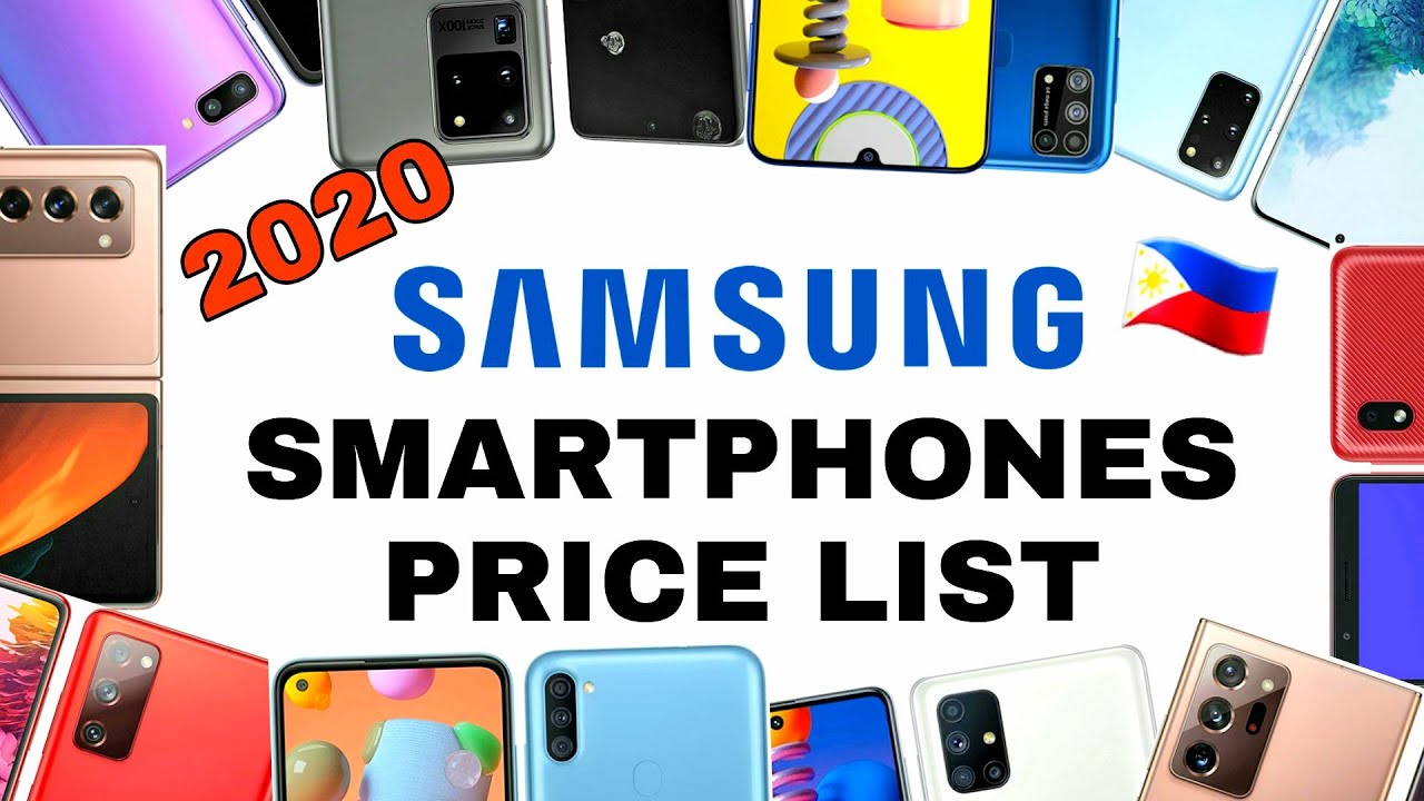 Samsung Smartphones Official Specs & Price List Philippines 2020
