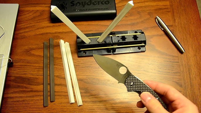 Spyderco SC204MF Tri-Angle Sharpmaker Sharpening System - Heimerdinger  Cutlery