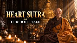 1 HOUR HEART SUTRA | Deep Sanskrit Monk Chant for Peace & Stillness | Gate Gate Pāragate