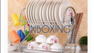 2- layer dish drainer rack | Unboxing | Amazon