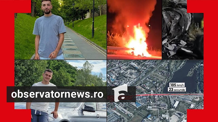 Filmul morţii celor 2 tineri din Vâlcea, urmăriţi de poliţie. Drumul spre sfârşit a durat 23 de sec
