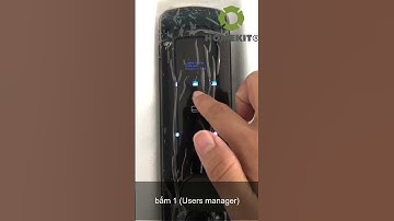 HomeKit - Cách cài thẻ từ người dùng Khoá camera AB-24K