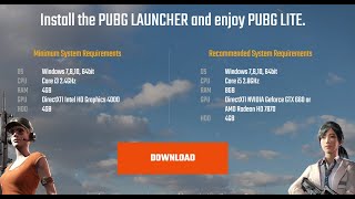 how to download & install PUBG lite on PC | Install the PUBG LAUNCHER | sinderElla gameplay screenshot 4