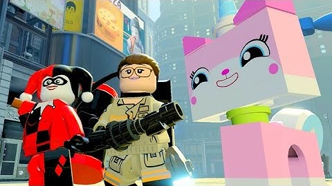 LEGO Dimensions Ghostbusters 2016 World Part 5 All Red/Gold Bricks, Rule Breaker & Restore Locations