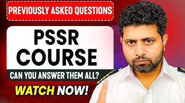 PSSR Exit Exam Questions and Answers 2025 | 30 Most Asked Questions for Exit Exam Preparation
