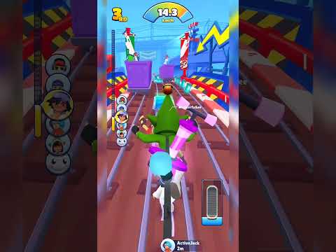 Subway surfers super show down with Stevie #subwaysurfers #gaming
