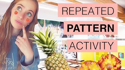Repeated Pattern Activity Video Instructions