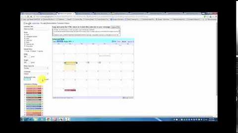 How to Embed a Google Calendar in a Website