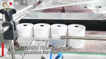 1200FA Slitting Machine | 79mm×79m Thermal Rolls in Just 46 Seconds!