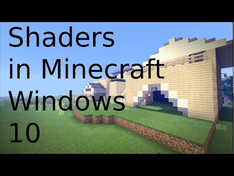 windows 10 minecraft shaders