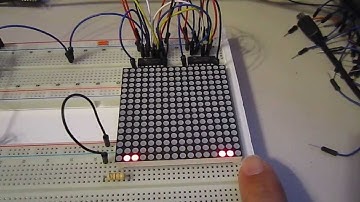 Arduino Tetris Part 2 - Two of the four Shift Registers installed