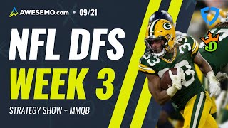 NFL DFS PICKS: WEEK 3 MONDAY MORNING QB STRATEGY DRAFTKINGS AND FANDUEL