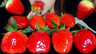 ASMR *RECIPE* 딸기 탕후루 CANDIED FRUIT EATING SOUNDS MUKBANG 咀嚼音 NO TALKING STRAWBERRY TANGHULU フルーツ飴