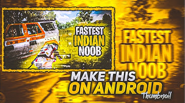 Make Amazing Thumbnail on Android || Thumbnail like Lost boy