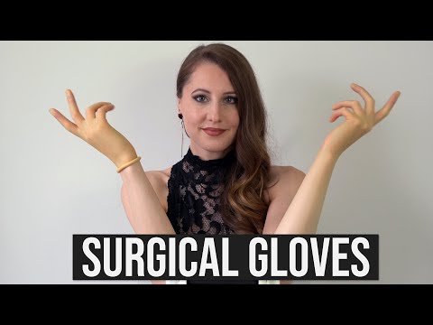 ASMR Latex Glove Sounds – (Doctor Surgical Glove Stretching - No Talking ASMR)