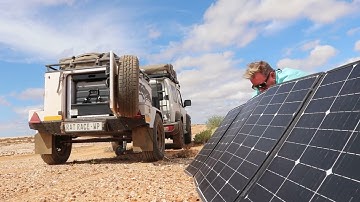 Flex Adventures TW95 12v Double Door Fridge-Freezer at Knersvlakte with Mal Kamper!