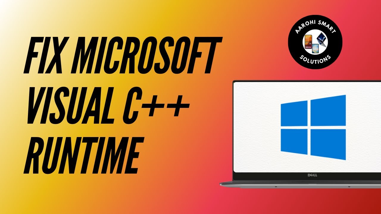 How to Fix Microsoft Visual C++ Runtime on Windows 10 or 11 - YouTube