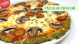 PIZZA hecha a base DE BRÓCOLI | Sin carbohidratos