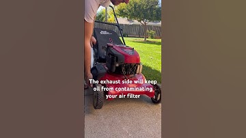 #quickfixes oil on your mower’s air filter? This may be why #lawnmower #diy #tipsandtricks