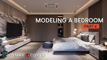 How To Model & Render A Bedroom | Part 4 - Camera Settings | 3ds Max & Corona Render