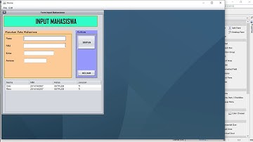 Contoh Program Akademik Tanpa Database Dengan NetBeans