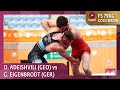 Gold medal  fs 79kg  otari adeishvili geo vs gregor eigenbrodt ger