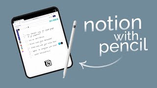 How to Use Notion on iPad with Pencil (explained)