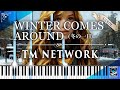 "WINTER COMES AROUND (冬の一日)" TM NETWORK [CAROL][PianoCoverTutorial][耳コピ/ピアノ譜面][AI画像]