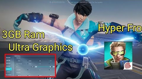 Hyper front gameplay on 3gb ram lowend device 😱