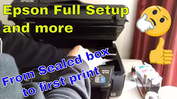 Epson WF-2750 Unboxing and Setup How To