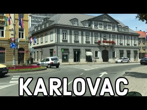 Drive around Karlovac,Croatia