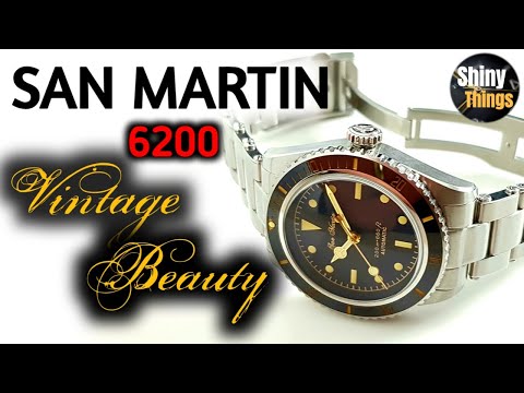 The best vintage-inspired homage to James Bond Rolex?! - San Martin 6200 review