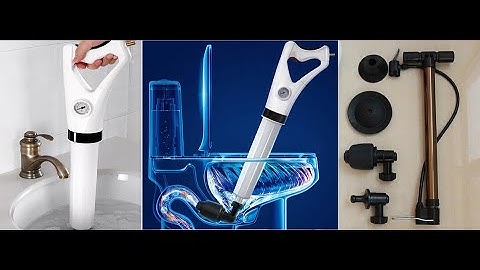 Súng thông tắc bồn cầu khí nén - dụng cụ thông tắc bồn cầu cống nước khí nén -