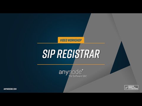 anynode 25 - SIP Registrar (deutsch)