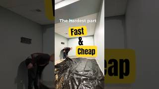 Don’t Forget the Moisture Barrier #diy #floorinstallation #concrete