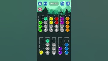 Ball sort puzzle game #games #relaxing #puzzlegames #stress_relief #sorting #youtube_shorts