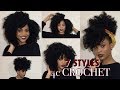 HOWTO: 7 Ways To Style Your 4C Coily Crochet Hair| X-Pression 4c Coily Loop| KadreannaShakay