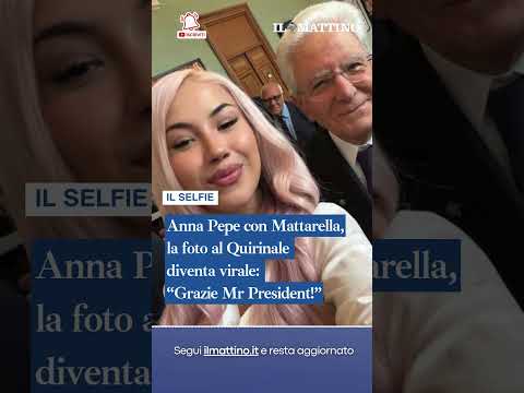 Video Anna Pepe, il selfie della rapper con Mattarella al Quirinale è virale
