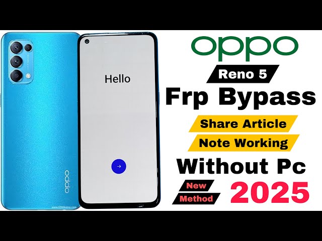 【Googleマップが落ちてしまう不具合あり】OPPO Reno5 A 5G Oppo Reno 5 Frp Bypass | Without Pc | Google Account Lock