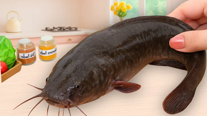 Yummy Miniature Blooming Fish Fried Recipe - Cooking Mini Food In Miniature Kitchen | Mini Kitchen