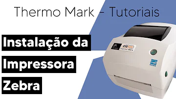 Como instalar o drive da impressora zebra GC420T?