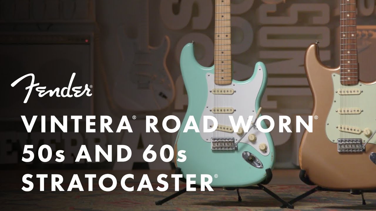 Fender Vintera Road Worn '50s Stratocaster - Surf Green - YouTube