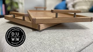 Make these beautiful serving trays by DownUnderWoodWorks 105,127 views 2 years ago 12 minutes, 36 seconds