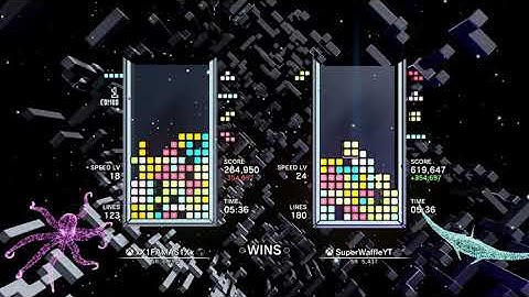 [Tetris Effect: Connected] Score Attack: Me vs. xX1FAMAS1Xx