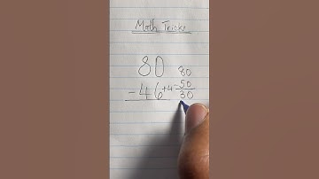 Crazy and easier way to subtract your numbers #math #subtraction 😏