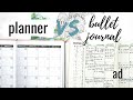 planner VS bullet journal | which one do you need? | ad