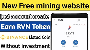 Earn Rvn Token in binance/Trust wallet||#Earnsaad