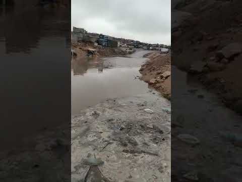 غرق جرافة تابعة لأمانة عمان في منطقة ماركا