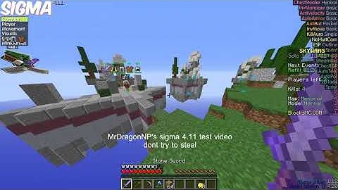 Try to use Sigma 4.11 on BlocksMC today??