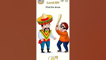 DOP 2 Level 391: The Drum Was Hiding HERE All Along?! 🥁 #Shorts #DeleteOnePart